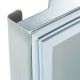 Réfrigérateur porte vitrée inox ventilée 130 L 600x585xh855