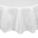 Serviettes 55x55 cm blanches coton feuille/lierre 10 pièces