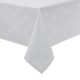 Serviettes blanches en coton motif feuille de lierre 10 pièces