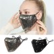 Masque paillettes de protection lavable 100% coton -+10 filtres 