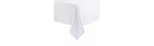 Nappes blanches uni polyester 