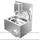 Lavabo de 50x40 cm avec un robinet mitigeur eau froid/chaude 