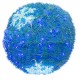 Boule géante bleu, Ø 80 cm, 360 LED 