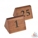 Numéros de table inox du 1au25  L5.2xH4.2 cm