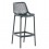 Tabouret gris nid d'abeilles  Polypropylène  L44xP41xh105cm