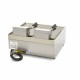 Friteuse 2x10 litres  400v 12 Kw L60,5xP67xH38cm