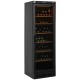 Vitrine cave à vins ventilée 380L T°+1°+18° L595xP595xH1840