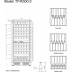 Vitrine cave à vins ventilée 300 LT 1 température L600xP618xH1863