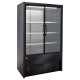 vitrine ventilé 4 niveaux sans réserve T°+2° +6° L1000xP780xH1380