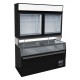 vitrine ventilé 4 niveaux sans réserve T°+2° +6° L1000xP780xH1380