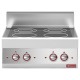 Cuisinière 2 foyers  vitrocéramique 400v L400xP650xH280