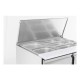 Saladette av couvecle +2° +8°  L903xP700xH877 mm