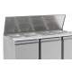 Saladette 3 portes av couvecle +2° +8°  L1370xP700xH870 mm