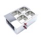 Bain-marie à chocolat 3 x 1/3 GN h 10 cm