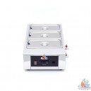 Bain-marie à chocolat  3 à 412°C 3 bacs 1/3 GN h 10 cm