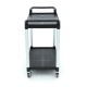 CHARIOT SERVICE 3 NIVEAUX 103,5x49x95 CM. GRIS PEHD 