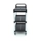 CHARIOT SERVICE 3 NIVEAUX 103,5x49x95 CM. GRIS PEHD 