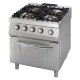 Fourneau gaz 4 feux 34Kw Gn 2/1 L800xp700