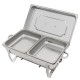 Chafing dish 1 bacs Gn1/1 hauteur 10 cm L60,5x35xh3,05