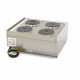 Cuisinière 2 plaque de 2 et 1,5 kW L40x P60x H240 cm