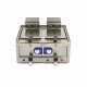 Friteuse 2x10 litres robinet de vidange 400V L60xP67xH38cm