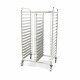 Echelle inox 16 x 16 étages x 600x400, espace 8 CM