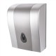 DISTRIBUTEUR HYGIENIQUE 21,5x11 CM. ARGENTE INOX 