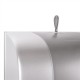 DISTRIBUTEUR HYGIENIQUE 21,5x11 CM. ARGENTE INOX 