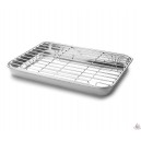 Plat &agrave; four avec grille L21.5 XP 15 XH2 cm