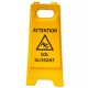 Panneau de sécurité sol glissant/mouillé L30xh62 cm