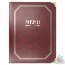 Porte menus 8 pochette 4 couleurs -A4 L25, 5xH33 cm