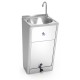 Lave mains autonome à pédale L 450x P450xH1250 mm