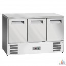 TABLE FRIGO. COMPACT 3 PORTES GN1/1 380L