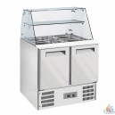 SALADETTE+COUVERCLE+RESERVE 2 PORTES 240 L + VITRE BOMBEE