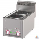 Cuisini&egrave;re &eacute;lectrique 2 plaques 4KW 400V L33xP60xH29 cm