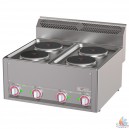 Cuisini&egrave;re &eacute;lectrique 2 plaques 4KW 400V L33xP60xH29 cm