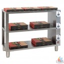 Etag&egrave;res chauffantes 2 niveaux L1094xp530xh514