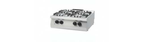 Fourneau 4 feux gaz top