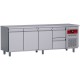 Table sans dossier -2°C/+8°C ventilée, 4 portes L2295xP700xH950 mm