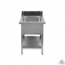 Plonge 1 cuve 600x500xh325, &eacute;gouttoir droite