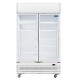 Armoire positive 2 portes vitrées 120xp73xh2036 