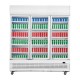Armoire positive 2 portes vitrées 120xp73xh2036 