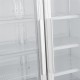Armoire positive 2 portes vitrées 120xp73xh2036 