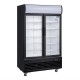 Armoire positive 2 portes vitrées 120xp73xh2036 
