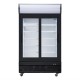Armoire positive 2 portes vitrées 120xp73xh2036 