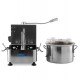 Cutter inox 6 Lit de table variateur de vitesse 220v