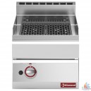 Grill-vapeur gaz, avec grille de cuisson en fonte 400x650xh280