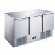 Table frigorifique compact, 3 portes GN 1/1, 380 Lit