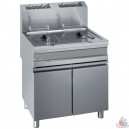 Friteuse gaz 2x15 Litres sur armoire 750x650x845