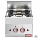 Cuisinière gaz 2 feux vifs - 400x650xh280